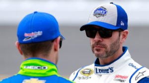 Jimmie Johnson and Casey Mears